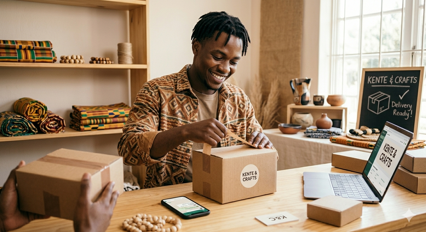 Seller packing orders and closing deals